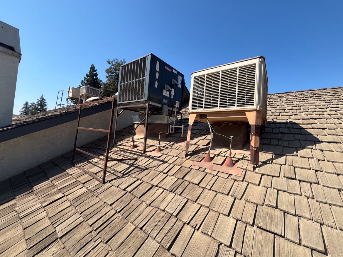 Commercial HVAC maintenance contract in Central Valley.